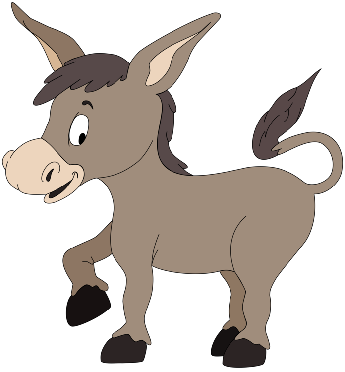 696x750 Donkey Drawing Animation Cartoon Cc0 - Burro Drawing