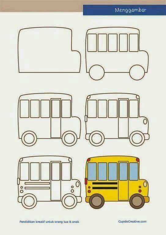 543x768 Carro School Bus, Cartoon Cartoons Drawings, School Bus - Bus Cartoon Drawing