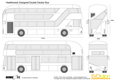 400x278 Heatherwick Designed Double Decker Bus Vector Drawing - Bus Drawing Images