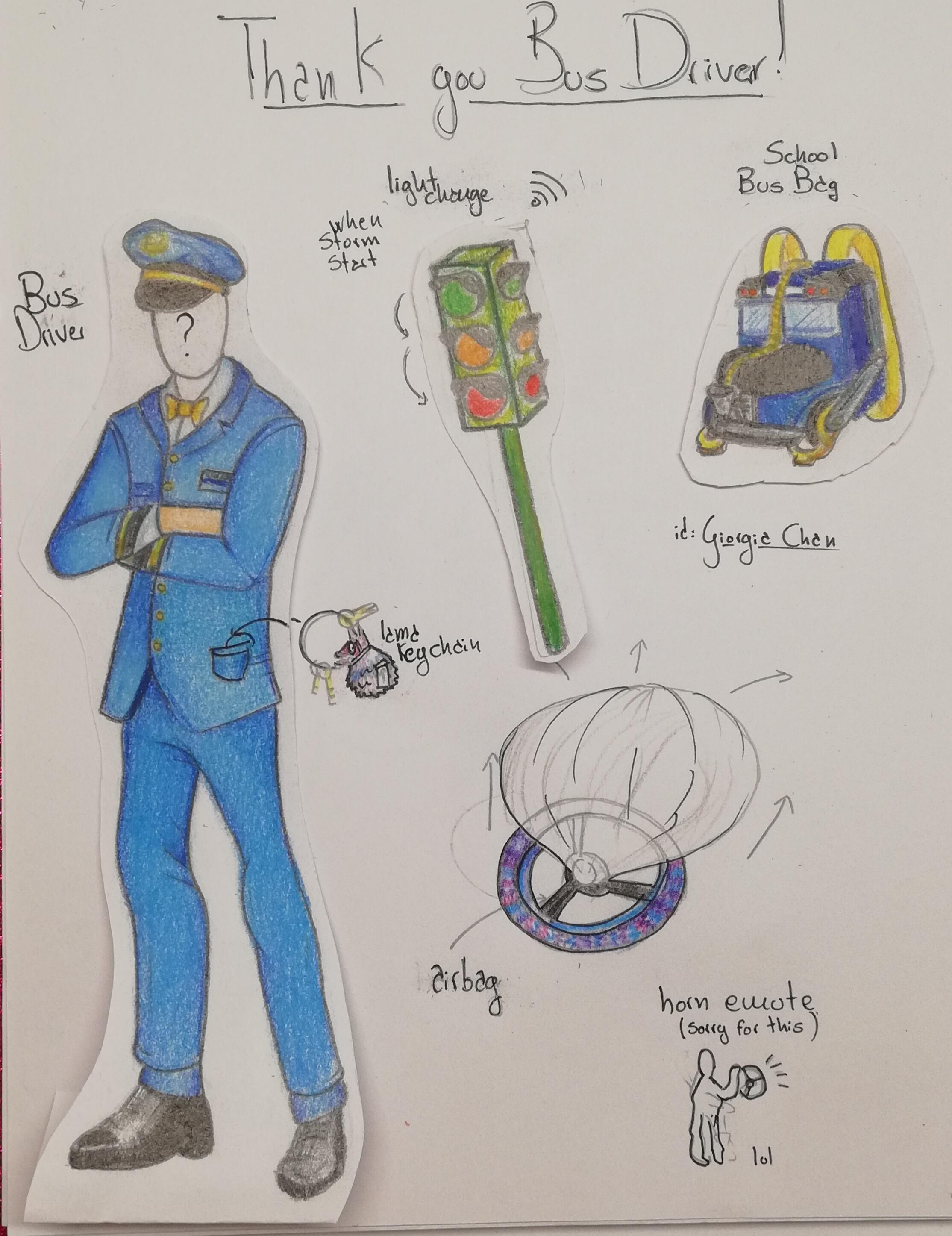 2228x2892 fortnite skin concept bus driver, you're welcome! fortnitebr - Bus Driver Drawing