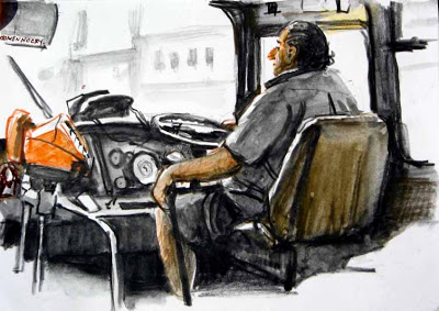 400x283 gurney journey maltese bus driver - Bus Driver Drawing