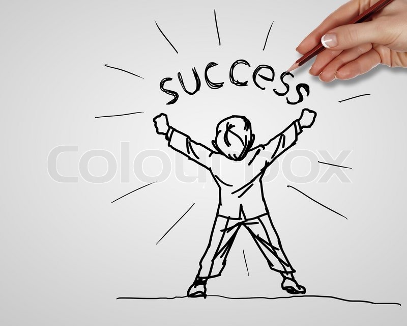 800x640 drawing about creativity and success in stock photo colourbox - Business Drawing