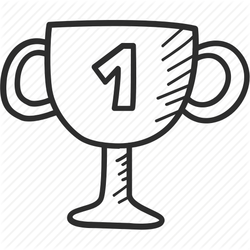 512x512 business, drawing, reward, success, trophy, victory, winner icon - Business Drawing