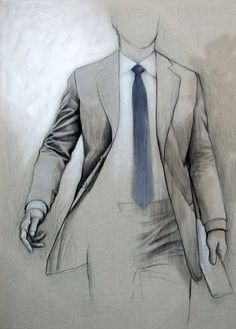 236x329 business suit sketch - Business Suit Drawing