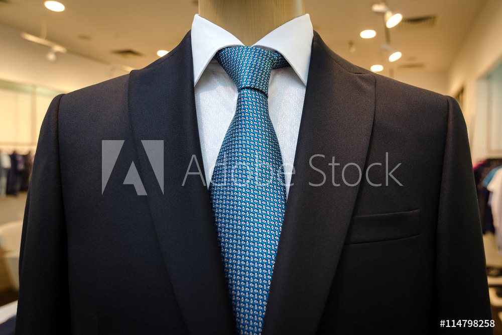 1000x667 Photo Art Print Black Business Suit With A White Shirt - Business Suit Drawing