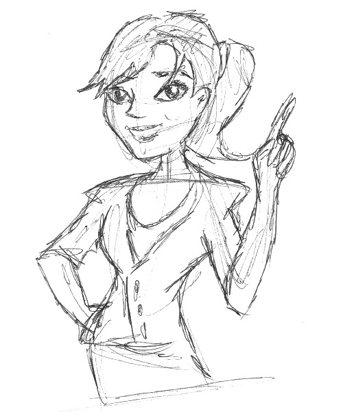 500x600 Design A Business Chick Character In Illustrator Designbump - Business Woman Drawing