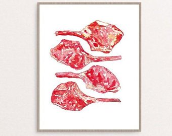 340x270 butcher drawing etsy - Butcher Drawing