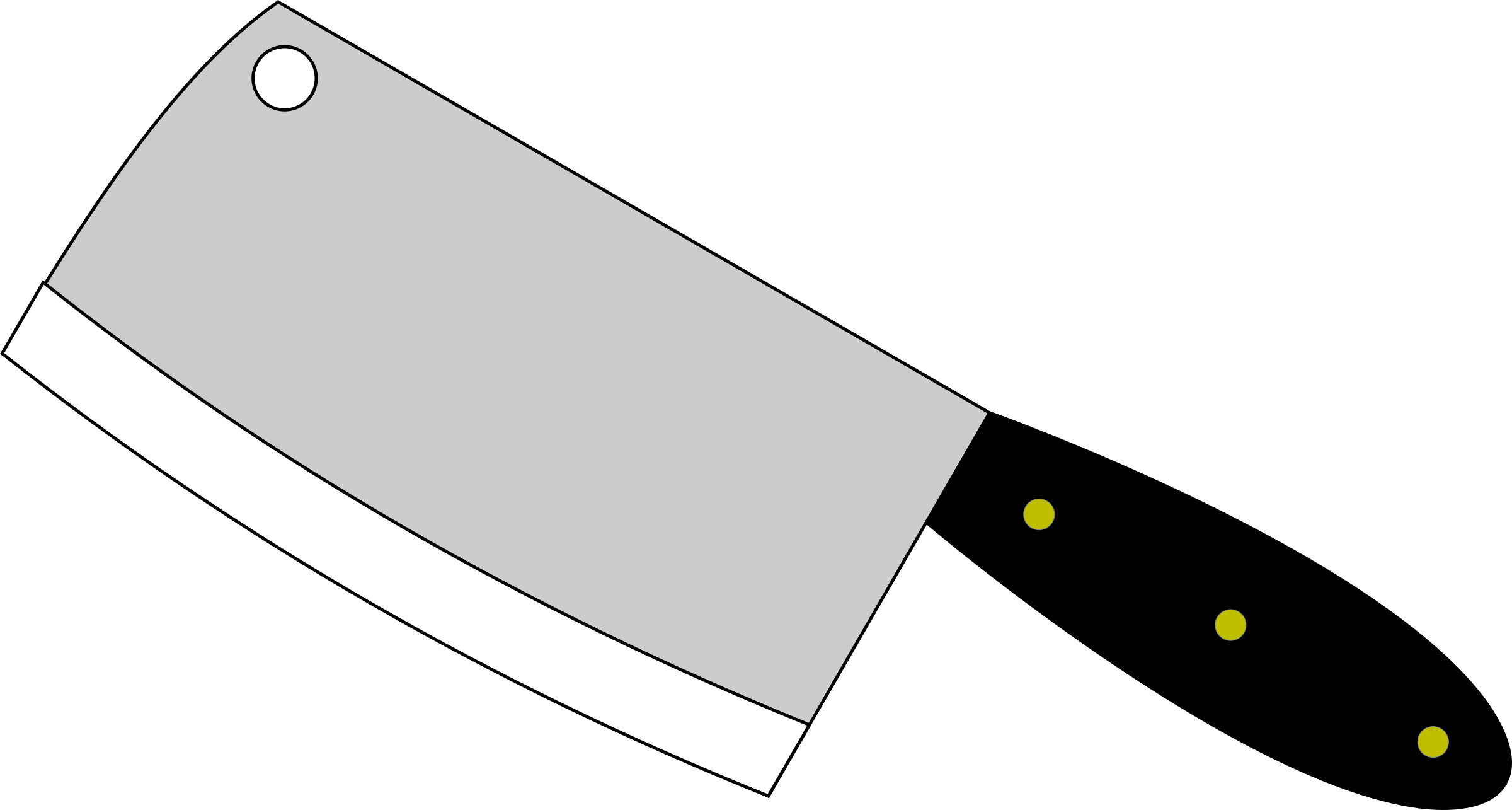 2400x1285 cleaver drawing butcher knife frames illustrations hd images - Butcher Knife Drawing