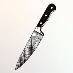 236x236 drawn knife butcher - Butcher Knife Drawing