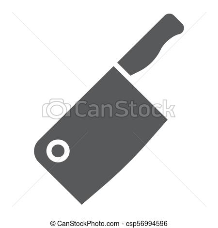 450x470 meat cleaver knife glyph icon, kitchen and cooking, butcher knife - Butcher Knife Drawing