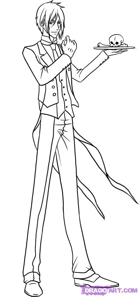 471x1000 Draw Sebastian, Step - Butler Drawing