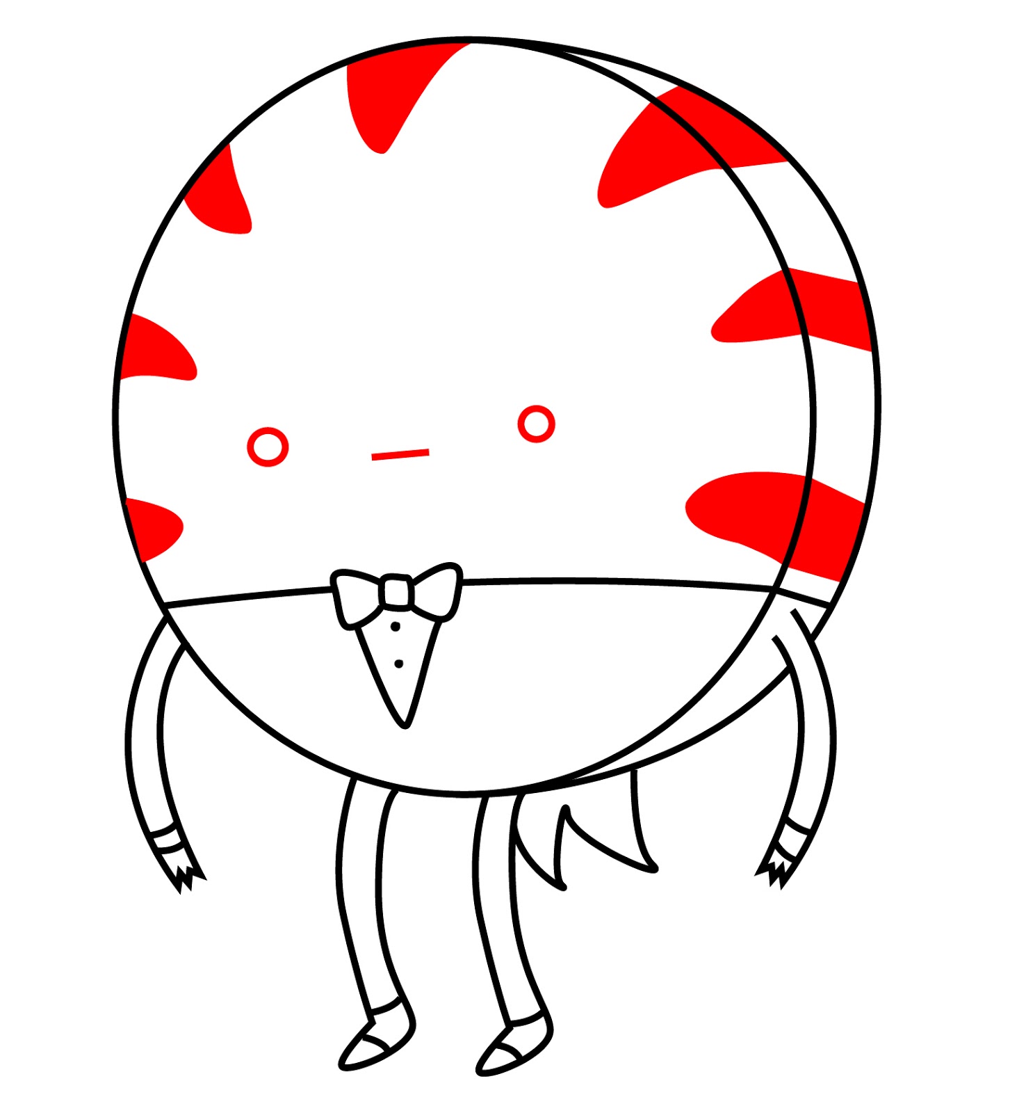 1476x1600 how to draw peppermint butler from adventure time - Butler Drawing