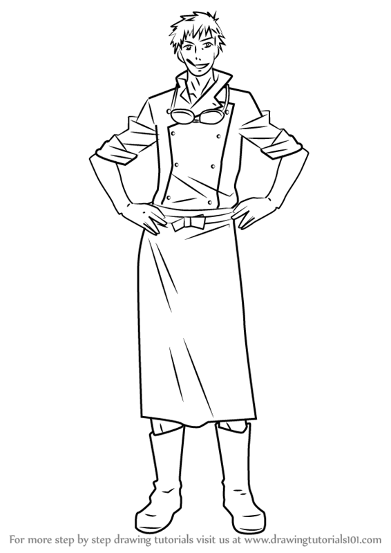 566x800 Learn How To Draw Bardroy From Black Butler - Butler Drawing