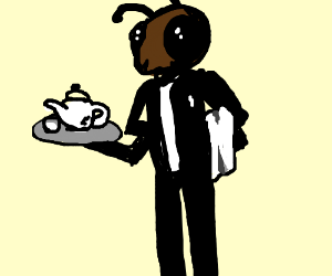300x250 Fancy Ant Butler Drawing - Butler Drawing