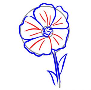 302x298 how to draw a buttercup, step - Buttercup Drawing