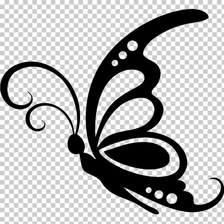 728x728 butterfly silhouette drawing stencil hand painted butterfly - Butterfly Black And White Drawing