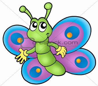 340x297 Image Small Cartoon Butterfly From Crestock Stock Photos - Butterfly Cartoon Drawing