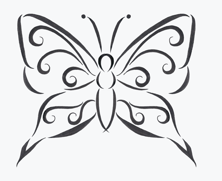 900x734 Picture Of Butterfly - Butterfly Design Drawing