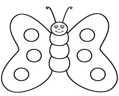 400x322 Butterfly Line Drawing Transparent Png Clipart Free Download - Butterfly Drawing Black And White