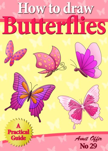 356x500 How To Draw Butterflies - Butterfly Drawing For Kids