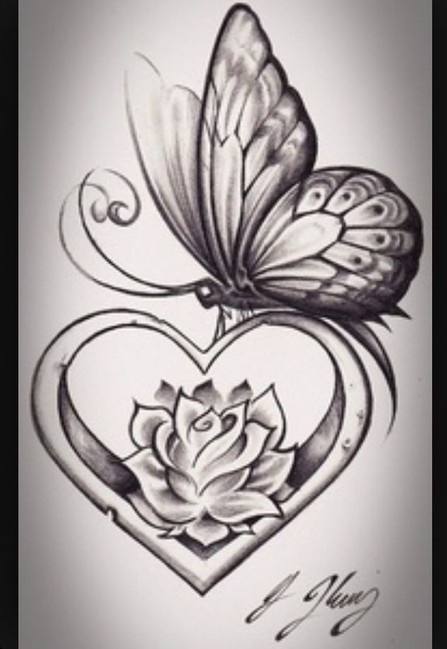 632x918 Butterfly Tattoo Designs In Drawing Tattoos, Butterfly - Butterfly Drawing Ideas