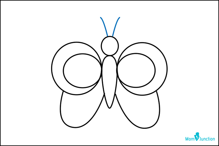 720x480 How To Draw A Butterfly A Step - Butterfly Drawing Images