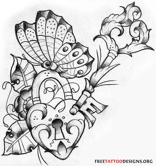 500x532 Awesome Black Butterfly Tattoo Design Tattoo Ideas - Butterfly Drawing Tattoo