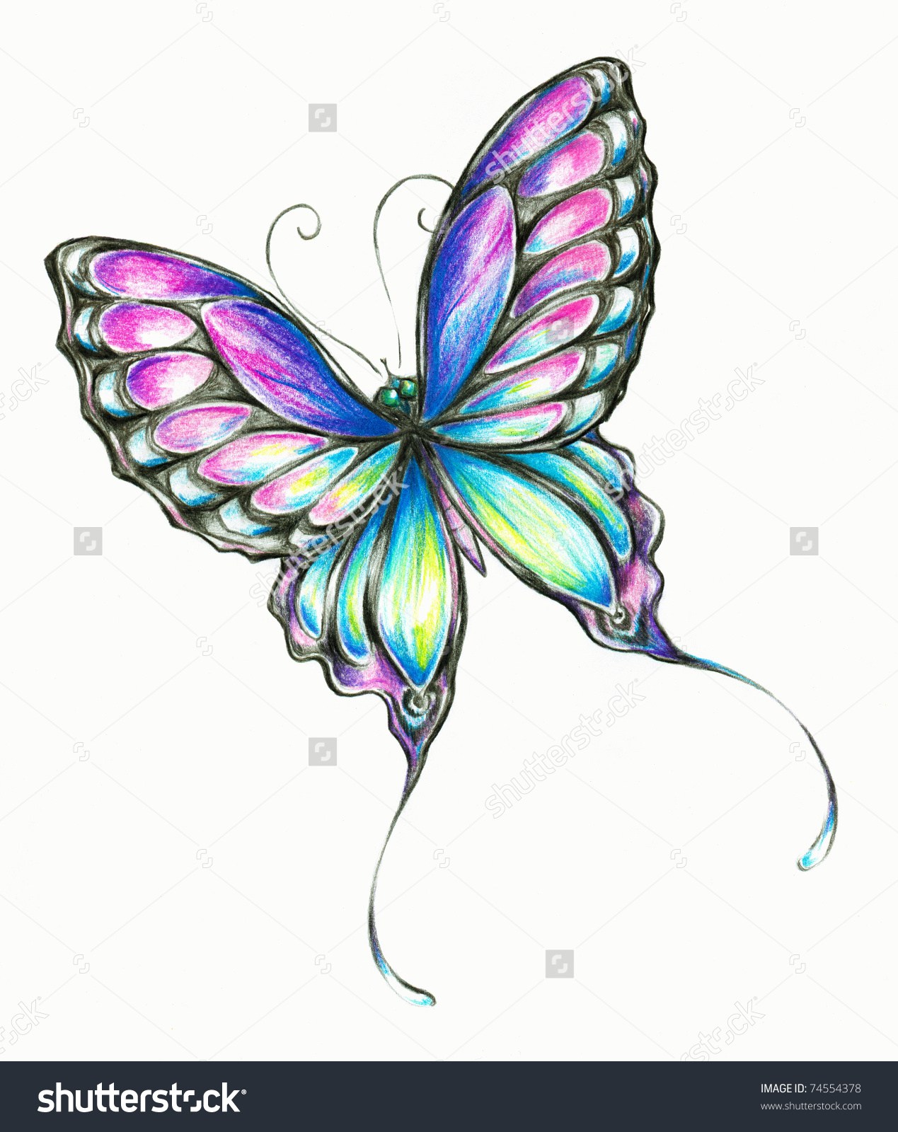 1269x1600 Easy Pencil Drawing Butterfly Easy Butterfly Drawings In Black - Butterfly Drawings In Pencil