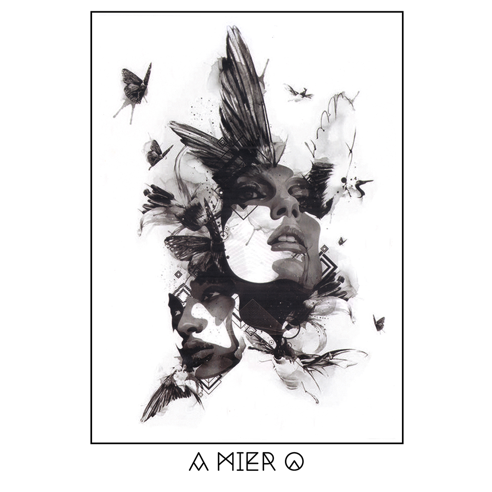 1000x1000 Beautiful Butterfly Girl - Butterfly Girl Drawing