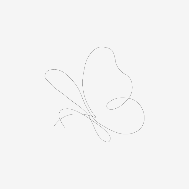 640x640 Butterfly, Continuous Line Drawing, Drwaing Png And Vector - Butterfly Line Drawing Images