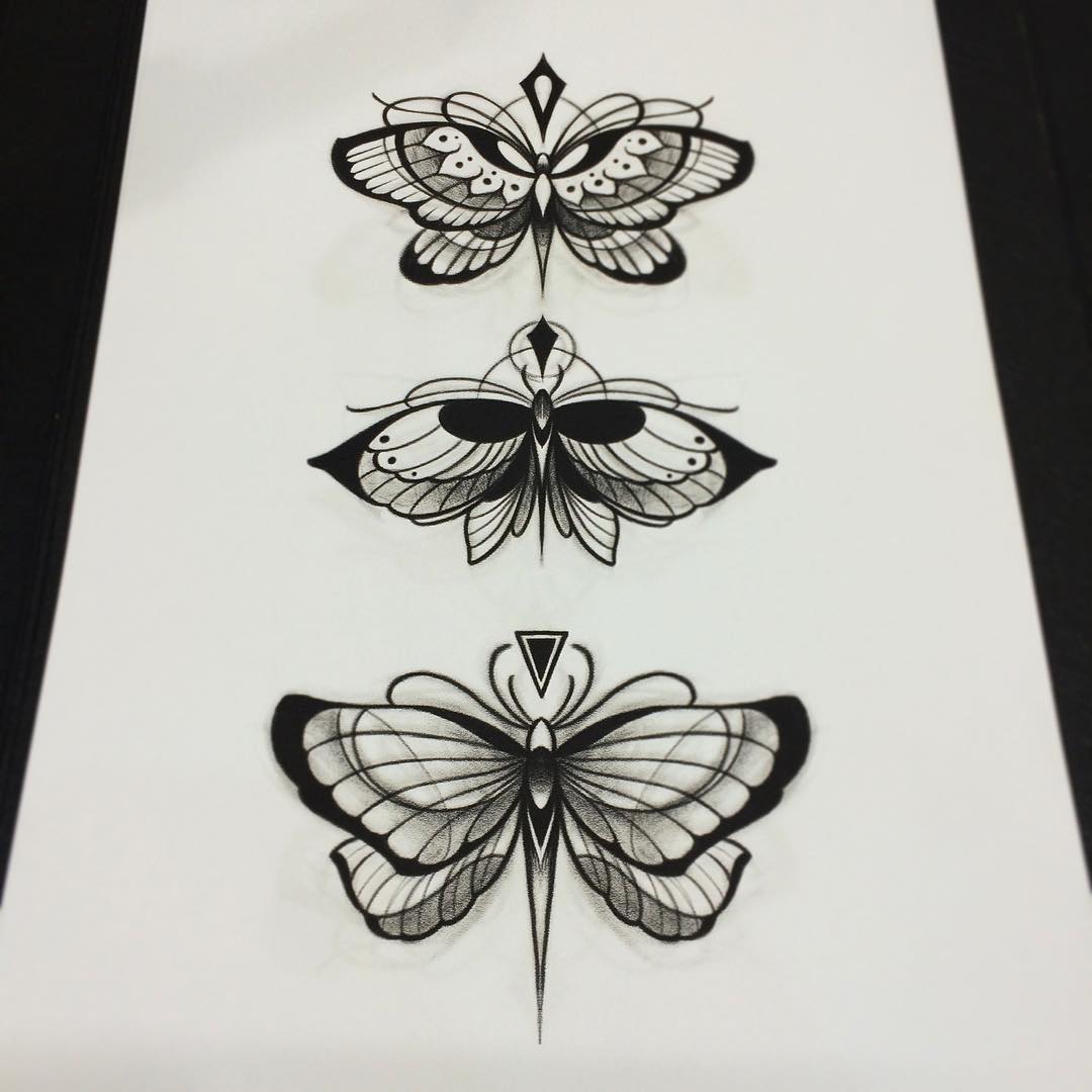 Butterfly Tattoo Drawing at PaintingValley.com | Explore collection of