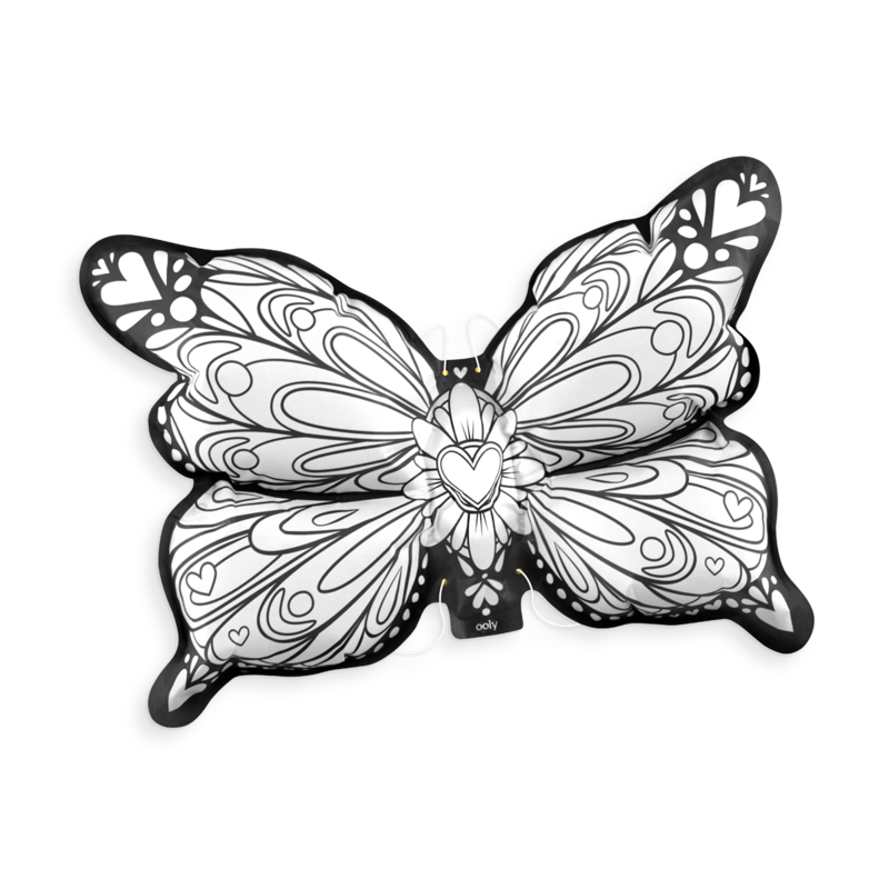 800x800 Colorables Dress Up Butterfly Wings Coloring Toy - Butterfly Wings Drawing