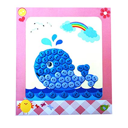 425x425 buy magideal diy button drawing painting kids educational toys - Button Drawing