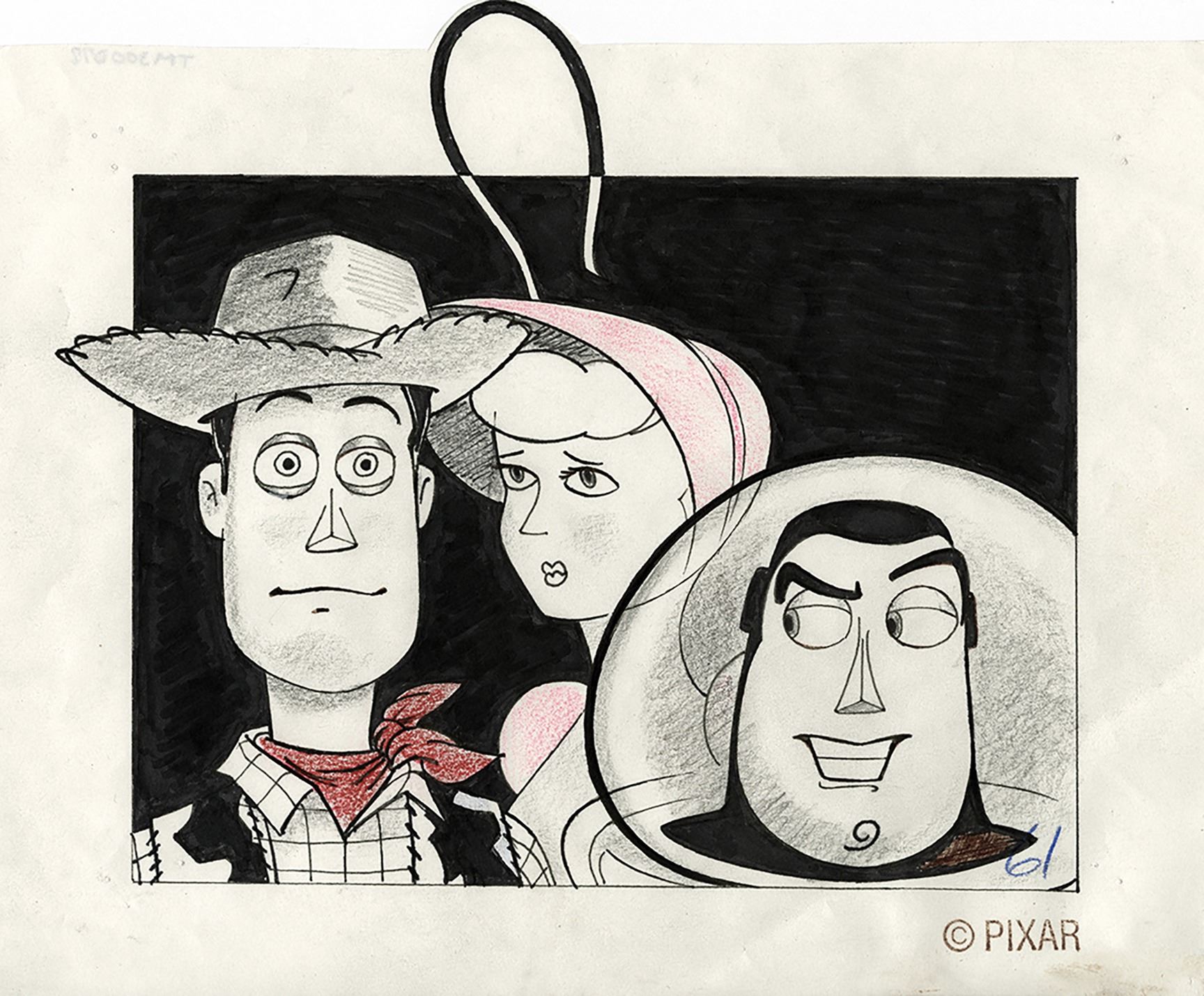 1728x1429 And Concept Drawing - Buzz And Woody Drawing