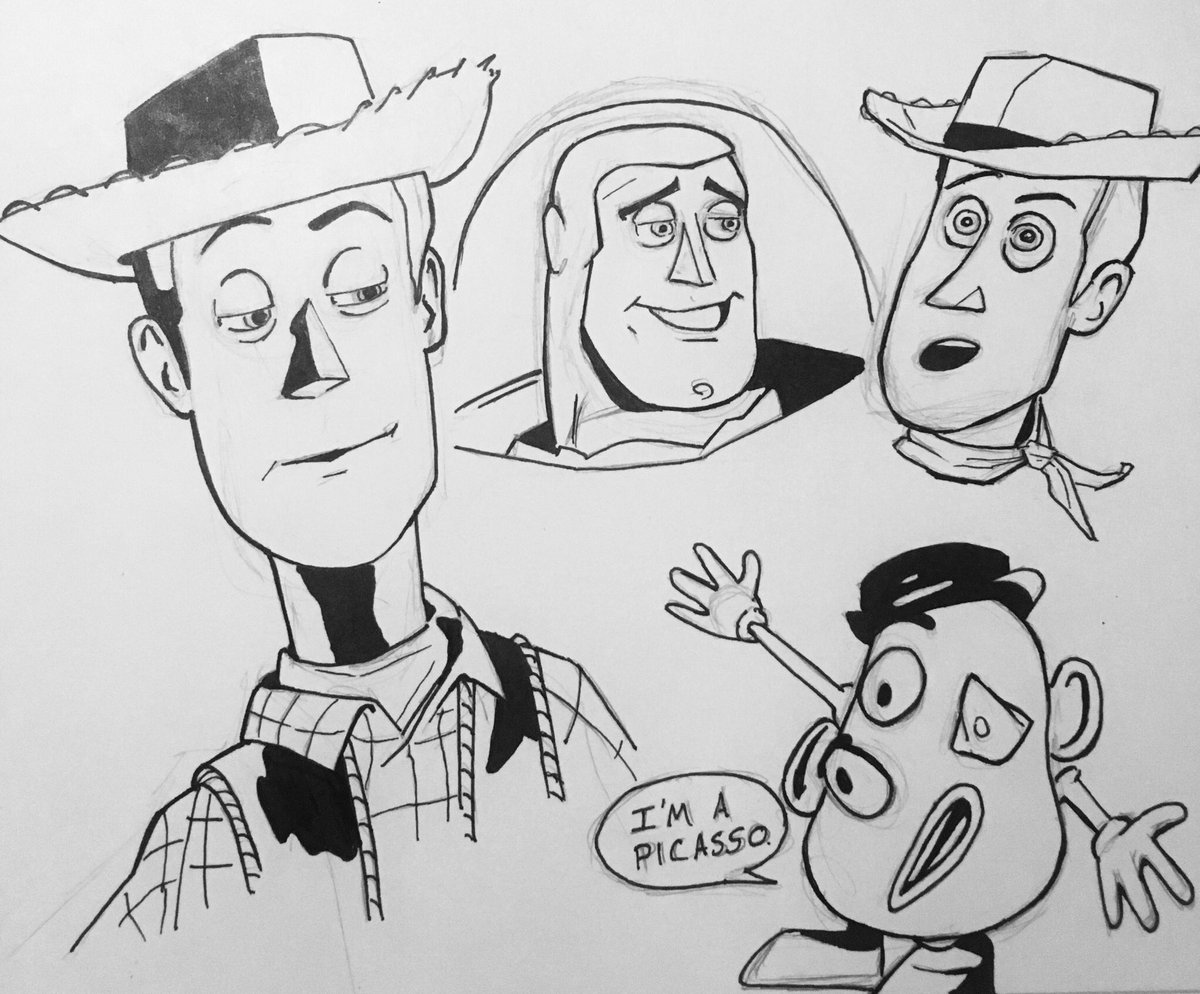 Buzz Lightyear And Woody Drawing at PaintingValley.com | Explore