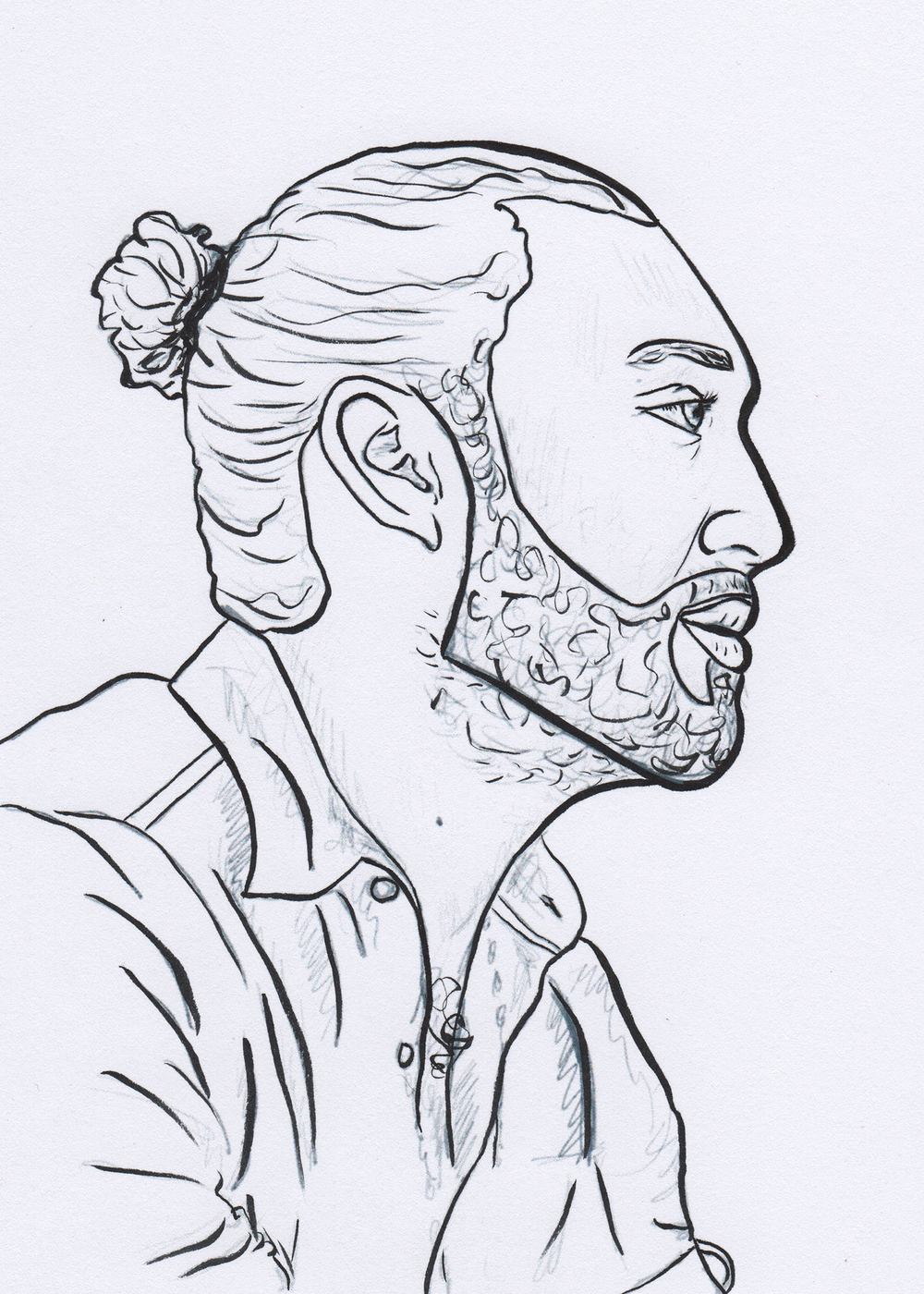 1000x1400 Commission Drawings Beeloud Comics - Bw Drawing