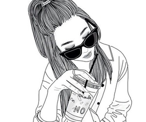 300x250 Images About Draw Girl Bampw On We Heart It See More - Bw Drawing