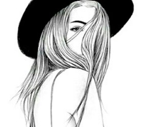 300x250 Images About Drawing Girls Bampw On We Heart It See More - Bw Drawing