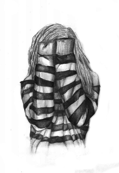400x584 Black And White Drawing Tumblr - Bw Drawing