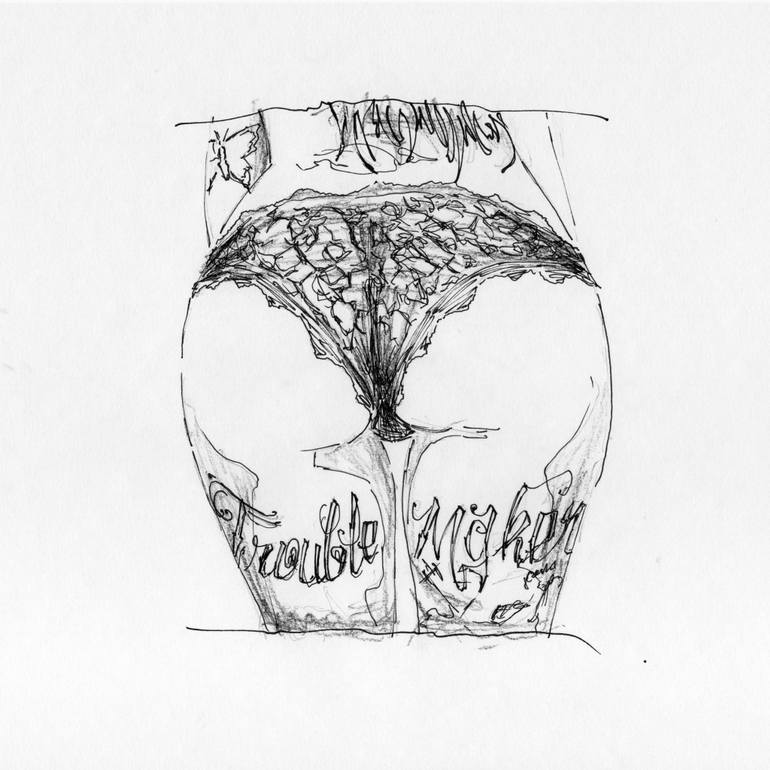 770x770 Bampw - Bw Drawing