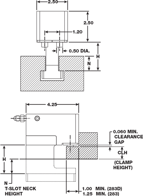 500x685 c clamp drawing pfa, inc - C Clamp Drawing