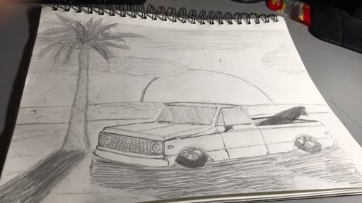 512x288 Chevy Drawing Garage Amino - C10 Drawing
