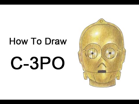 480x360 How To Draw C - C3po Drawing