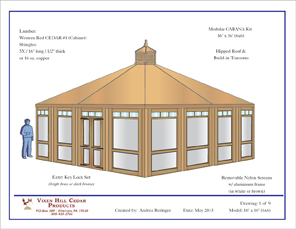 296x229 Cabana Shop Drawings - Cabana Drawings