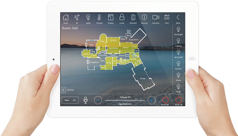 974x557 aspen, co crestron automation systems - Cabana Drawings