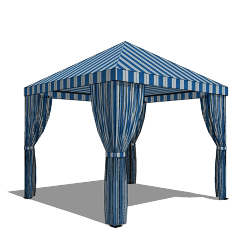 500x500 Beach Cabana - Cabana Drawings