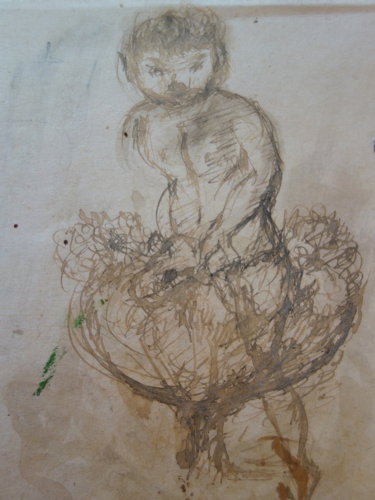 768x1024 Edouard Goerg The Enfants Are Born Dans Les Cabbage - Cabbage Drawing