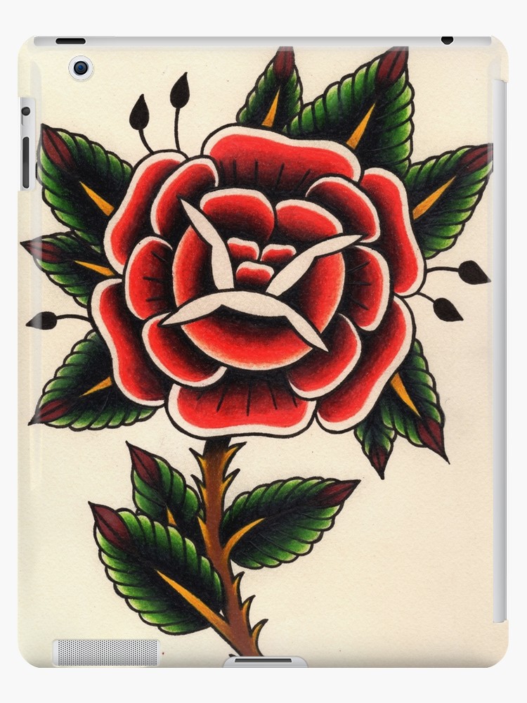 750x1000 cabbage rose ipad cases skins - Cabbage Rose Drawing