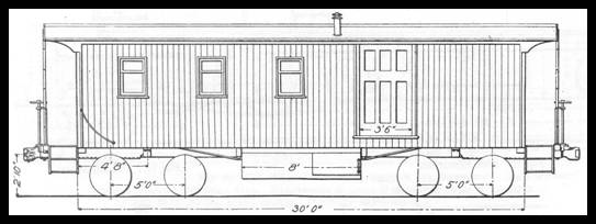 543x204 cabooses a postscript - Caboose Drawing