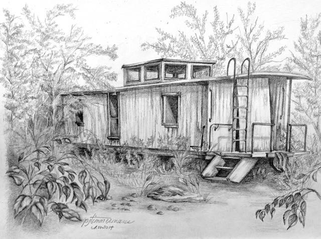 640x478 pencil drawing caboose drawing art drawings, pencil drawings - Caboose Drawing